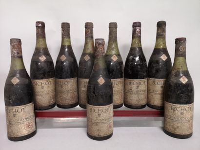 null 9 bouteilles NUITS SAINT GEORGES - A. BICHOT !1981 

A VENDRE EN L'ETAT