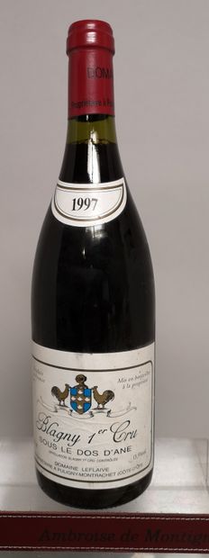 null 1 bouteille BLAGNY 1er cru "Sous le Dos d'Ane" - Domaine LEFLAIVE 1997 

Etiquette...