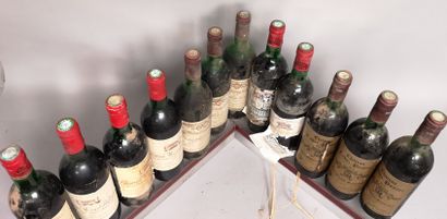 null 12 bouteilles BORDEAUX Millésimes 1971 A 1979

A VENDRE EN L'ETAT