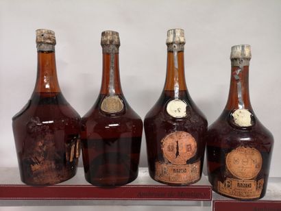null 4 bouteilles BENEDICTINE - Dom B and B A VENDRE EN L'ETAT