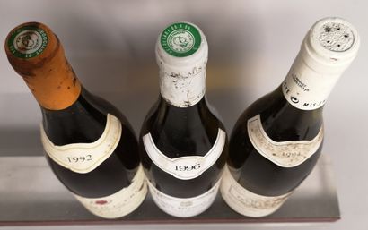 null 3 bouteilles CHABLIS 1er Cru Années 90' 1 Côtes de la Fourchaume 1996 PHILIPPON,...