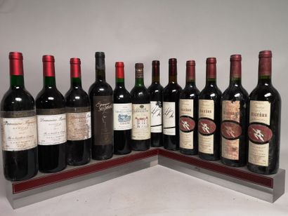 null 12 bouteilles VINS DIVERS FRANCE A VENDRE EN L'ETAT - MADIRAN, CAHORS, VDP Oc...