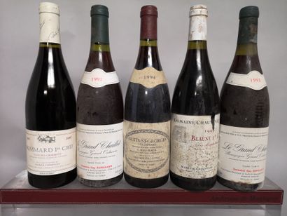 null 5 bouteilles BOURGOGNE Années 90' A VENDRE EN L'ETAT - POMMARD, NUITS SAINT...