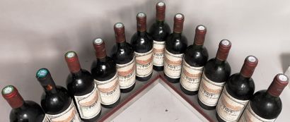 null 12 bouteilles CLOS LA LANDE de GRAVET - Saint Emilion 3 de 1985, 3 de 1986,...