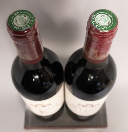 null 2 bouteilles LES FORTS DE LATOUR - 2nd vin du Château LATOUR 1er GCC Pauillac...