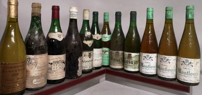 null 12 bouteilles VINS La LOIRE A VENDRE EN L'ETAT- MONTLOUIS, CHINON, SANCERRE...