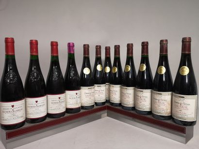 null 12 bouteilles 7 SAUMUR 1991 et 4 SAUMUR CHAMPIGNY 3 de 1993 et 1 de1990

Etiquettes...