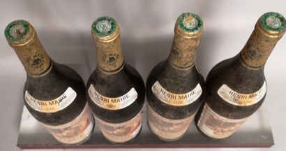 null 4 bottles ARBOIS white "Celebration of 1632" - Henri Maire 1988

Slightly stained...