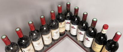 null 12 bouteilles BORDEAUX A VENDRE EN L'ETAT - 5 de 1998, 6 de 1996, et 1 de 1...