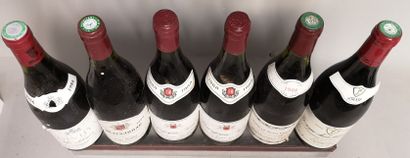 null 6 bouteilles BOURGOGNE DIVERS 1 HAUTES COTES de BEAUNE 1989 - MOMMESSIN, 1 COTES...