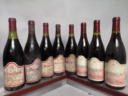 null 8 bouteilles BOURGOGNE A VENDRE EN L'ETAT - 5 Dom. BROSOLETTE de 1996 et 3 Domaine...