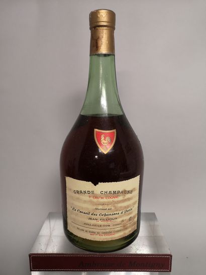 null 1 pot 1.4 litres COGNAC Grande Champagne 1er cru de Cognac - J.FILLIOUX Années...