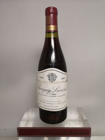 null 1 bouteille SAVIGNY 1er cru "Lavieres" - Jean BOILLOT 1985 

Etiquette légèrement...
