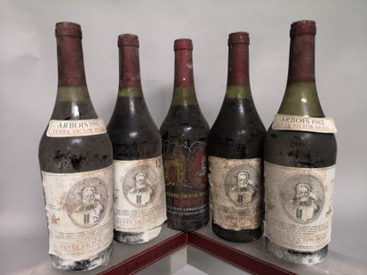 null 
5 bouteilles ARBOIS rouge "Cuvée Victor Hugo" - Henri Maire 1982 

2 de 182...