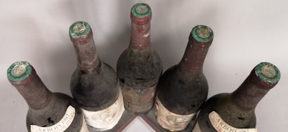 null 
5 bottles ARBOIS red "Cuvée Victor Hugo" - Henri Maire 1982 

2 of 182 and...