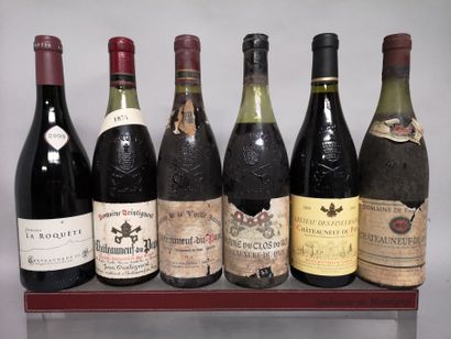 null 6 bouteilles CHATEAUNEUF du PAPE A VENDRE EN L'ETAT 

Ch. FINES ROCHES 2004,...