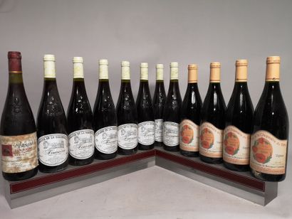 null 12 bottles of WINES from the LOIRE region including 8 TOURAINE 2001 and 4 Saint...