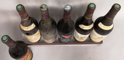 null 6 bouteilles ARBOIS rouge A VENDRE EN L'ETAT dont : 2 Domaine de La CROIX d'ARGIS...