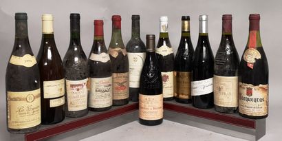 null 12 bouteilles VINS DIVERS DE FRANCE A VENDRE EN L'ETAT 

VACQUEYRAS, GIGONDAS,...
