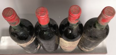 null 4 bouteilles Château CANON LA GAFFELIERE - 1er Gcc Saint Emilion 1974 

3 étiquettes...
