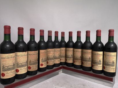 null 
12 bouteilles Château GRAND CORBIN D'ESPAGNE - Grand Cru de Saint Emilion 1964...