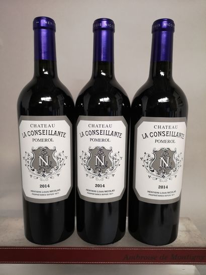 null 3 bouteilles Château La CONSEILLANTE - Pomerol 2014