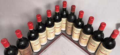 null 12 bouteilles Château CANON La GAFFELIERE - Grand Cru de Saint Emilion 1964...