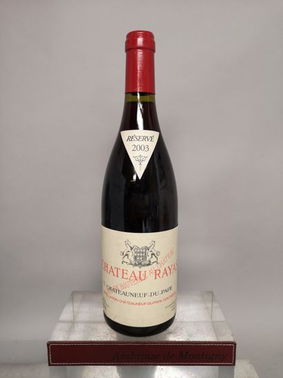 null 1 bouteille CHATEAUNEUF du PAPE - RAYAS 2003