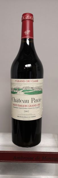 null 1 bouteille Château PAVIE - 1er Gcc Saint Emilion 2002