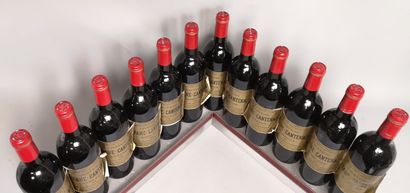 null 12 bouteilles Château BRANE CANTENAC - 2ème Gcc Margaux 1990 Étiquettes abîmées....