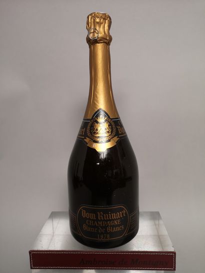 null 1 bouteille CHAMPAGNE DOM RUINART 1978
