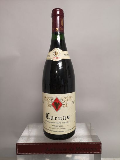 null 1 bouteille CORNAS - A. CLAPE 2000 Étiquette légèrement tachée.