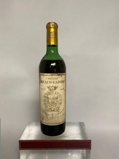 null 1 bouteille Château GRUAUD LAROSE - 2e GCC Saint Julien 1959 Étiquette légèrement...