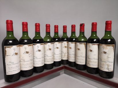 null 10 bouteilles Château MOUTON BARONNE PHILIPPE - 5é GccPauillac 1975 En caisse...