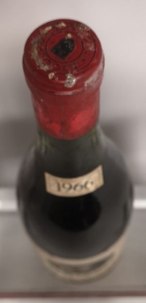 null 1 bouteille SANTENAY "Clos de Tavannes" - Louis CLAIR 1966 Étiquette tachée....