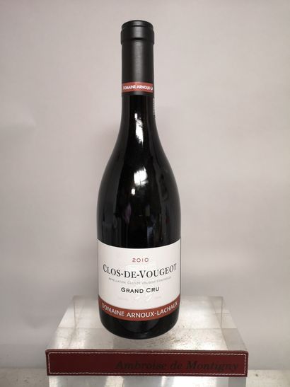 null 1 bouteille CLOS de VOUGEOT Grand cru - ARNOUX-LACHAUX 2010