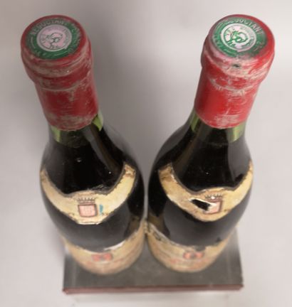 null 2 bouteilles NUITS SAINT GEORGES "Les Saint Georges" - Lionel J. BRUCK 1970...