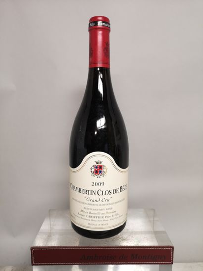 null 1 bouteille CHAMBERTIN Grand cru "Clos de Beze" - Robert GROFFIER 2009