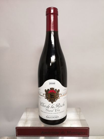 null 1 bouteille CLOS de La ROCHE Grand cru - Domaine Hubert LIGNIER 2006