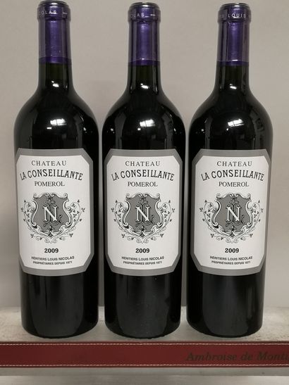 null 3 bouteilles Château La CONSEILLANTE - Pomerol 2009