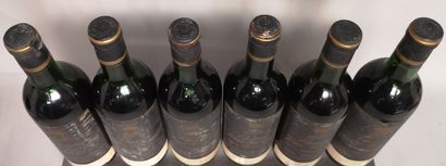 null 6 bottles Château JEAN GERVAIS - Graves 1966 Slightly stained and scratched...