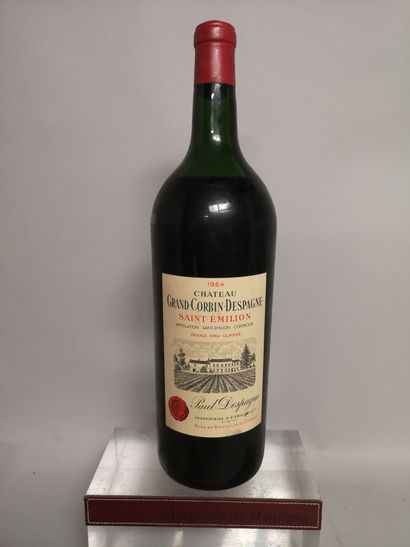 null 1 magnum Château GRAND CORBIN D'ESPAGNE - Grand Cru de Saint Emilion 1964 Mi...