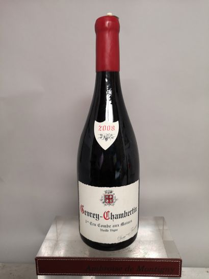null 1 bouteille GEVREY CHAMBERTIN 1er cru "La Combe aux Moines" vielles Vignes -...