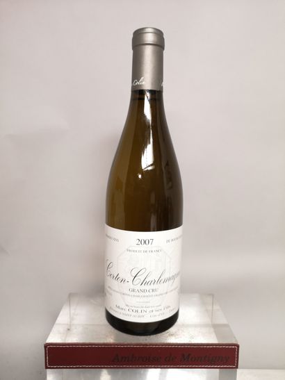 null 1 bouteille CORTON CHARLEMAGNE Grand cru - Marc COLIN 2007