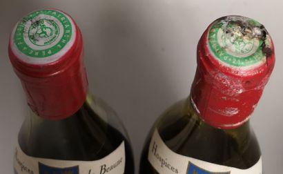 null 2 bouteilles BEAUNE des HOSPICES de BEAUNE -1 Cuvée Brunet et 1 Cuvée GUIGONNE...