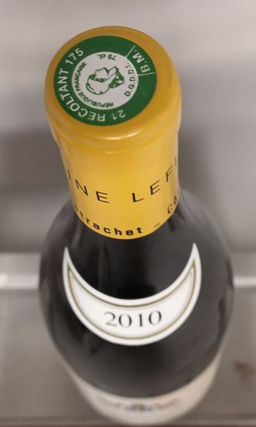 null 1 bouteille BIENVENUES BÂTARD MONTRACHET Grand cru - Dom. LEFLAIVE 2010 Étiquette...