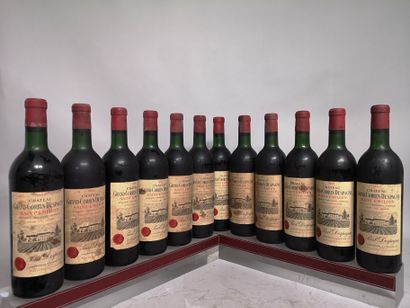null 12 bottles Château GRAND CORBIN D'ESPAGNE - Grand Cru de Saint Emilion 1964...