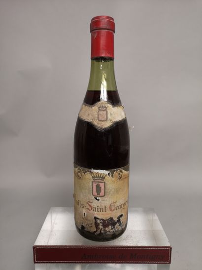 null 1 bouteille NUITS SAINT GEORGES - Lionel J. BRUCK 1968 Étiquette tachée et abîmée....