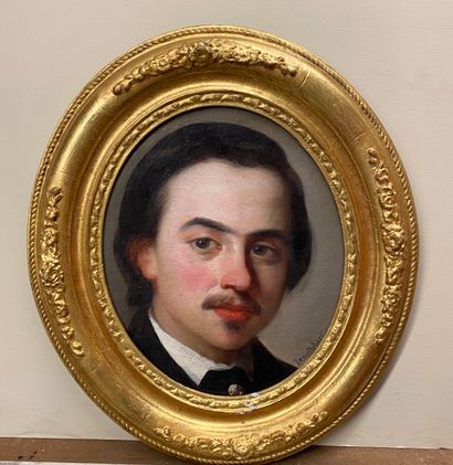 null Attributed to Paul Désiré TROUILLEBERT 

(1829 - 1900)

Portrait of a young...