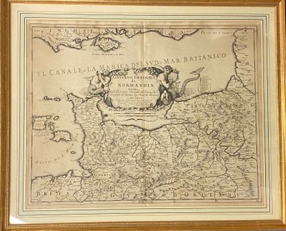 null "Xaintonge and Angoumois

Geographical map in color

18th century

41 x 51,5...